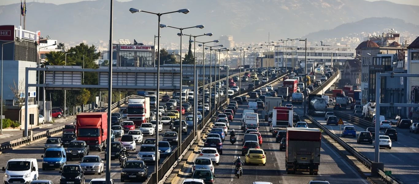 Αυξημένη η κίνηση στους δρόμους της Αθήνας - Δείτε το χάρτη (upd)